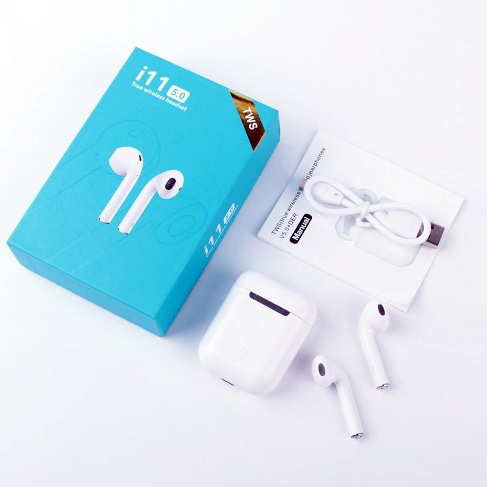 Wireless Bluetooth TWS i11 Earbud 5.0 with Charging case Compatible for iOS/Android with Touch Sensor