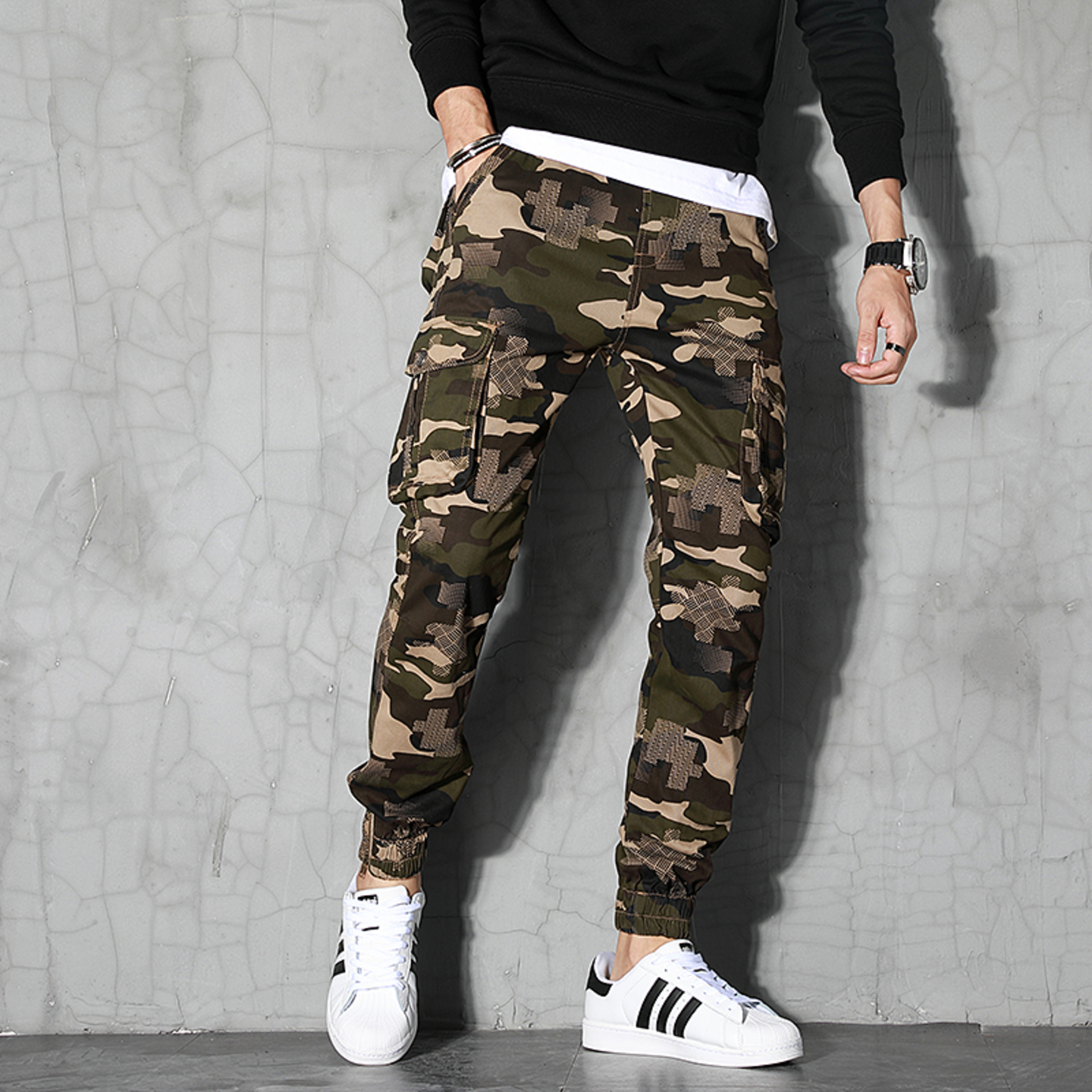 men's nike camouflage joggers