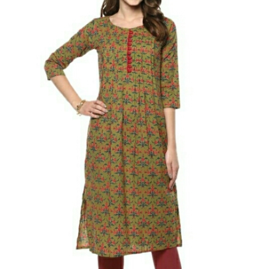 Janasya Gorgeous Cotton Printed Kurti