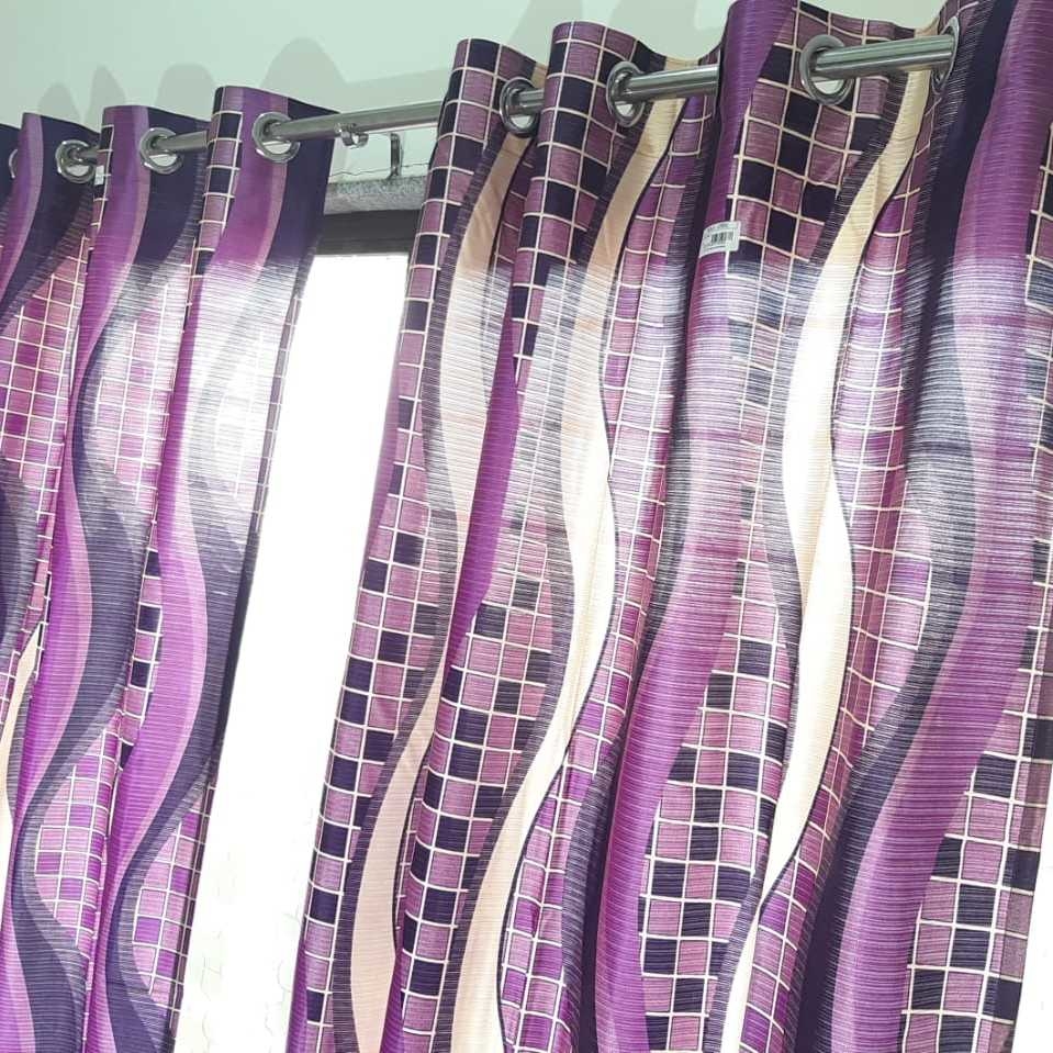 Door Curtain Dark Pink  Colour 7 foot 1 pcs of pack