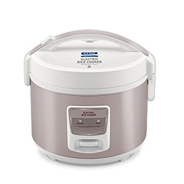 KENT Electric Rice Cooker 3-litres 350-Watt (White and Reddish Grey)