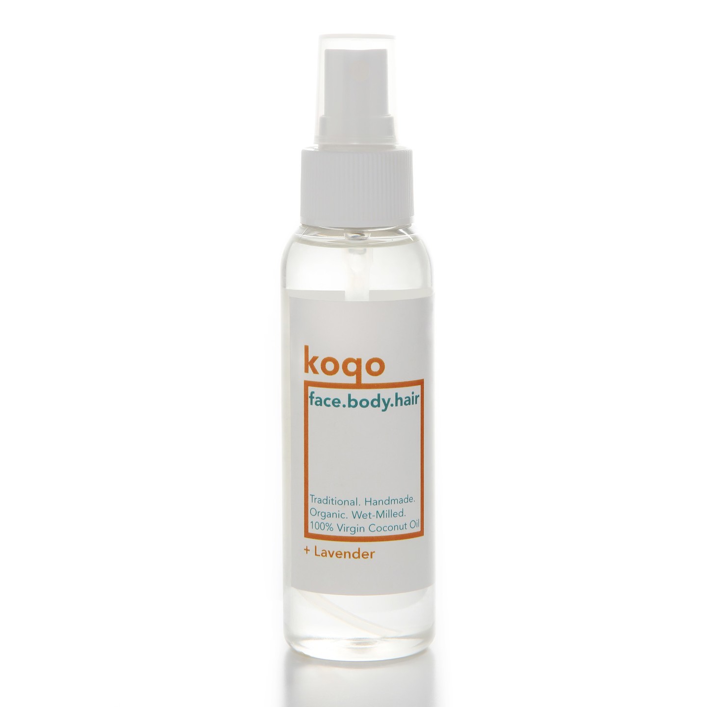 koqo face.body.hair Handmade Coconut Oil + Lavender 100ml Spray - Voted Best Hair Oil 2018-2019