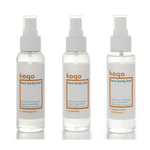 koqo face.body.hair Trio Set 3 x 100ml + Free Jute Bag