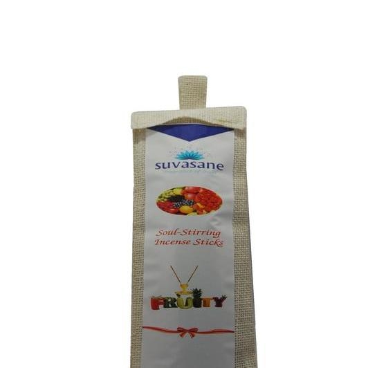 Fruity Fragrance 180 sticks per pack Black 9 sticks in jute bag