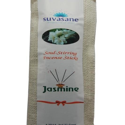 Jasmine Fragrance 180 sticks per pack Black 9 sticks in jute bag