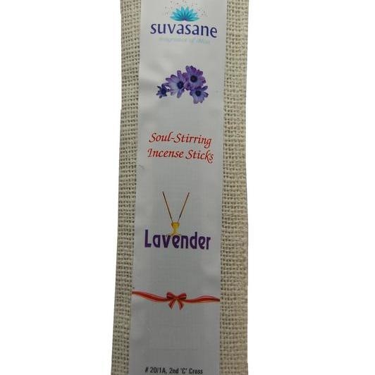 Lavender Fragrance 60 sticks per pack Black 9 sticks in jute bag