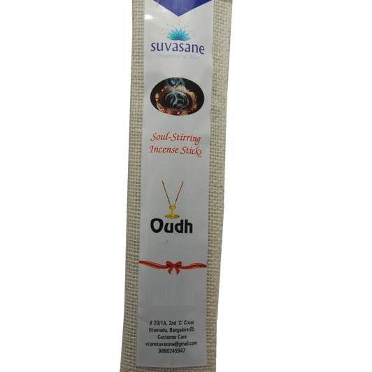 Oudh perfumed 60 sticks 9 Flora  Masala incense sticks in Jute bag