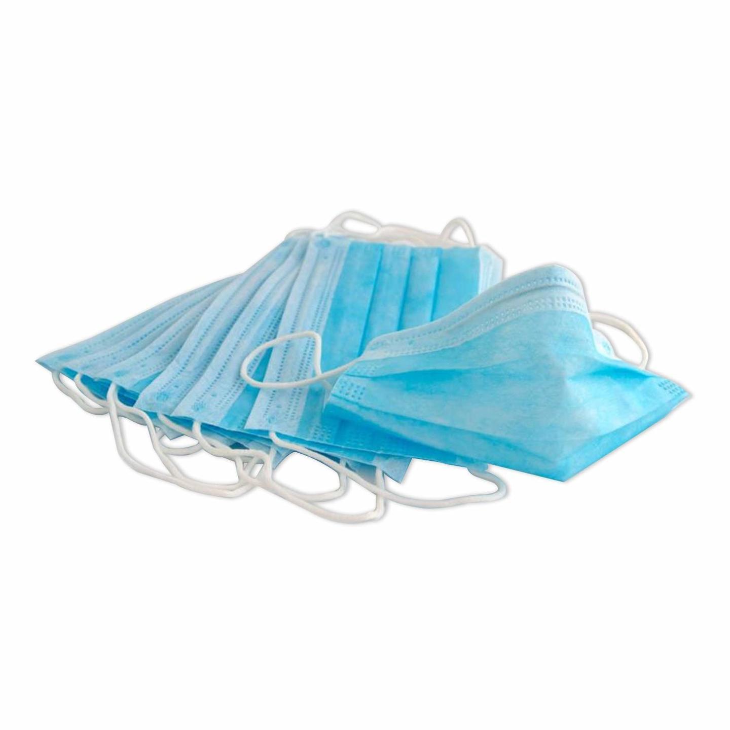 Non-Woven 3-Ply Disposable Face Mask with Nose Pin