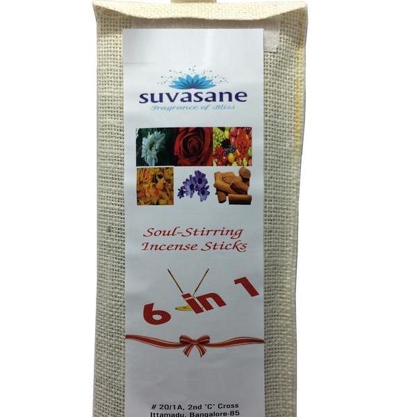6in1 Fragrance 120 sticks per pack Black 9 sticks in jute bag