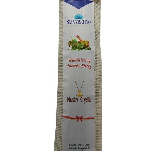 Musk perfumed 60 sticks 9 Flora  Masala incense sticks in Jute bag