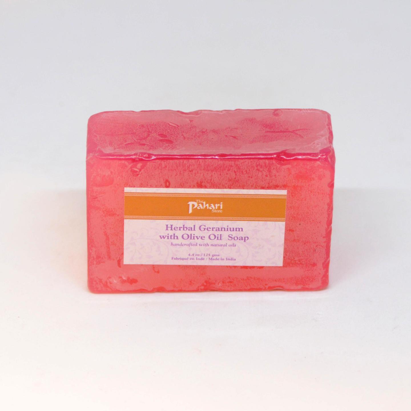 Herbal Geranium with Olive Oil Soap 125g