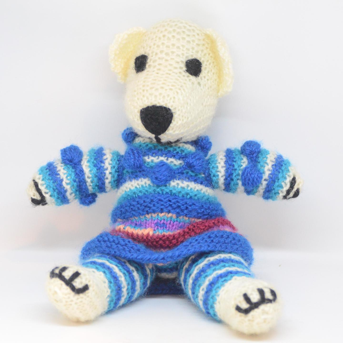 Hand Knitted Bear Medium
