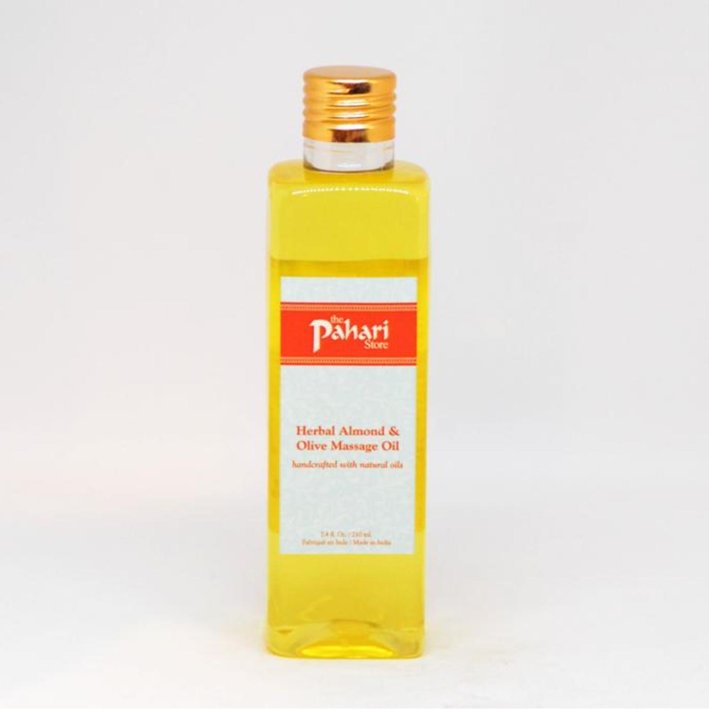 Herbal Almond & Olive Body Massage Oil 210ml