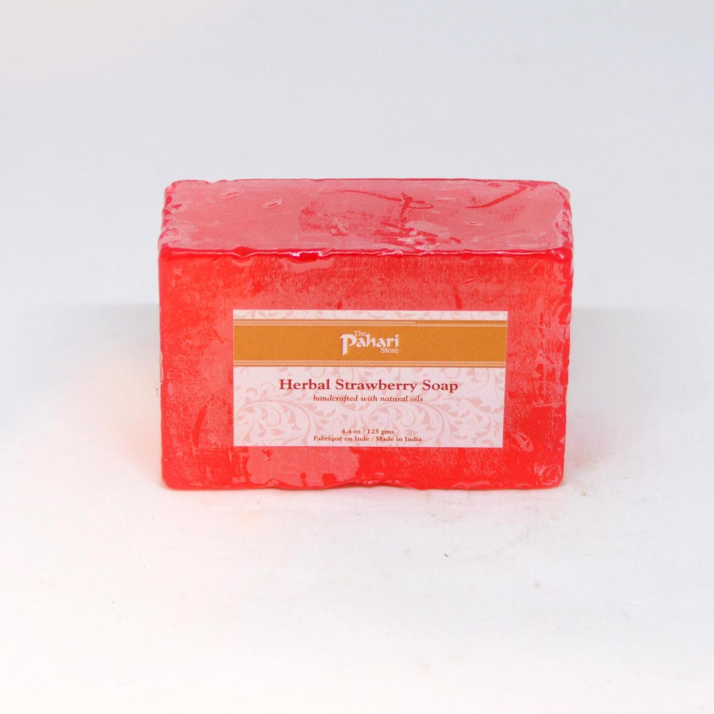 Strawberry Herbal Soap 125g