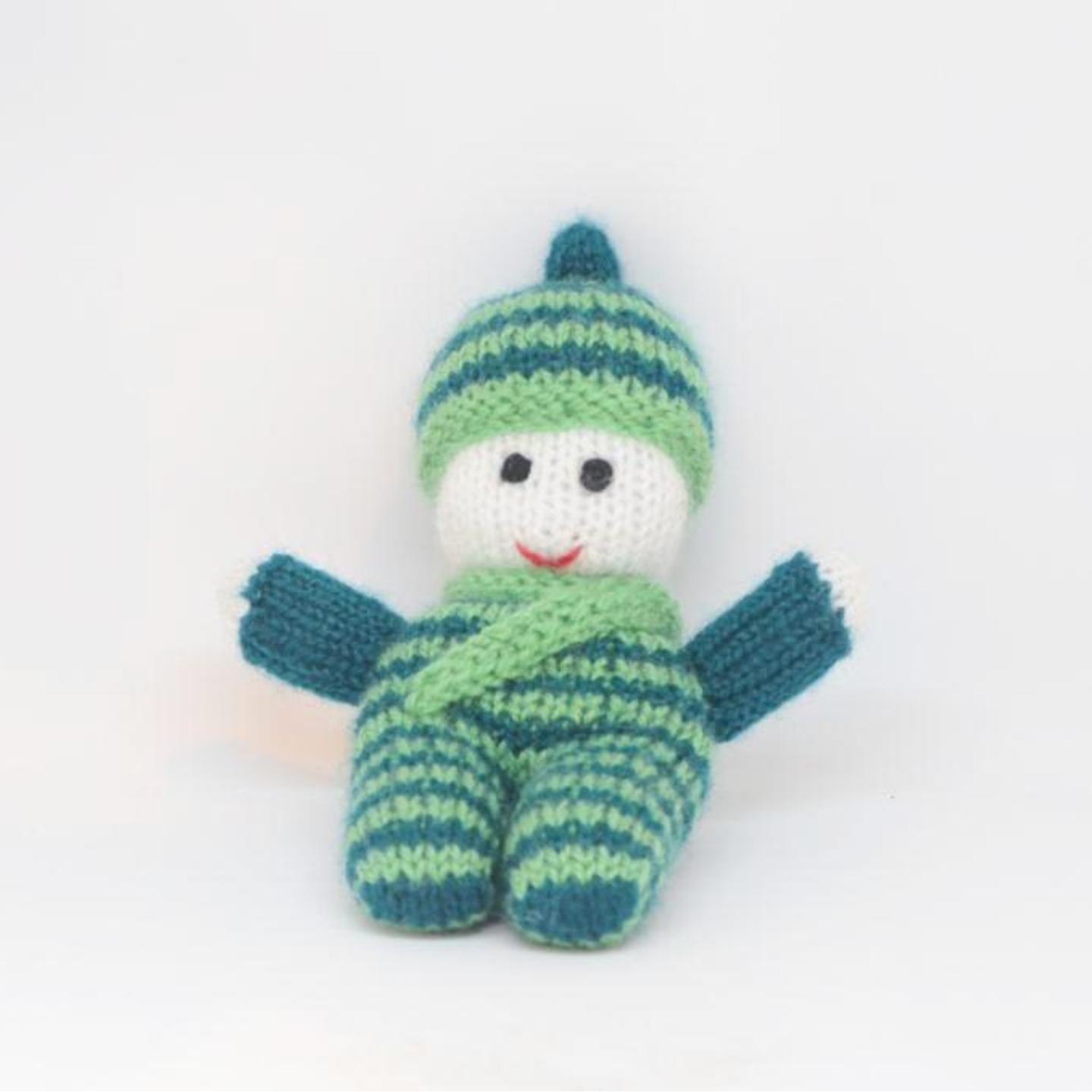 Hand knitted Pappu Doll