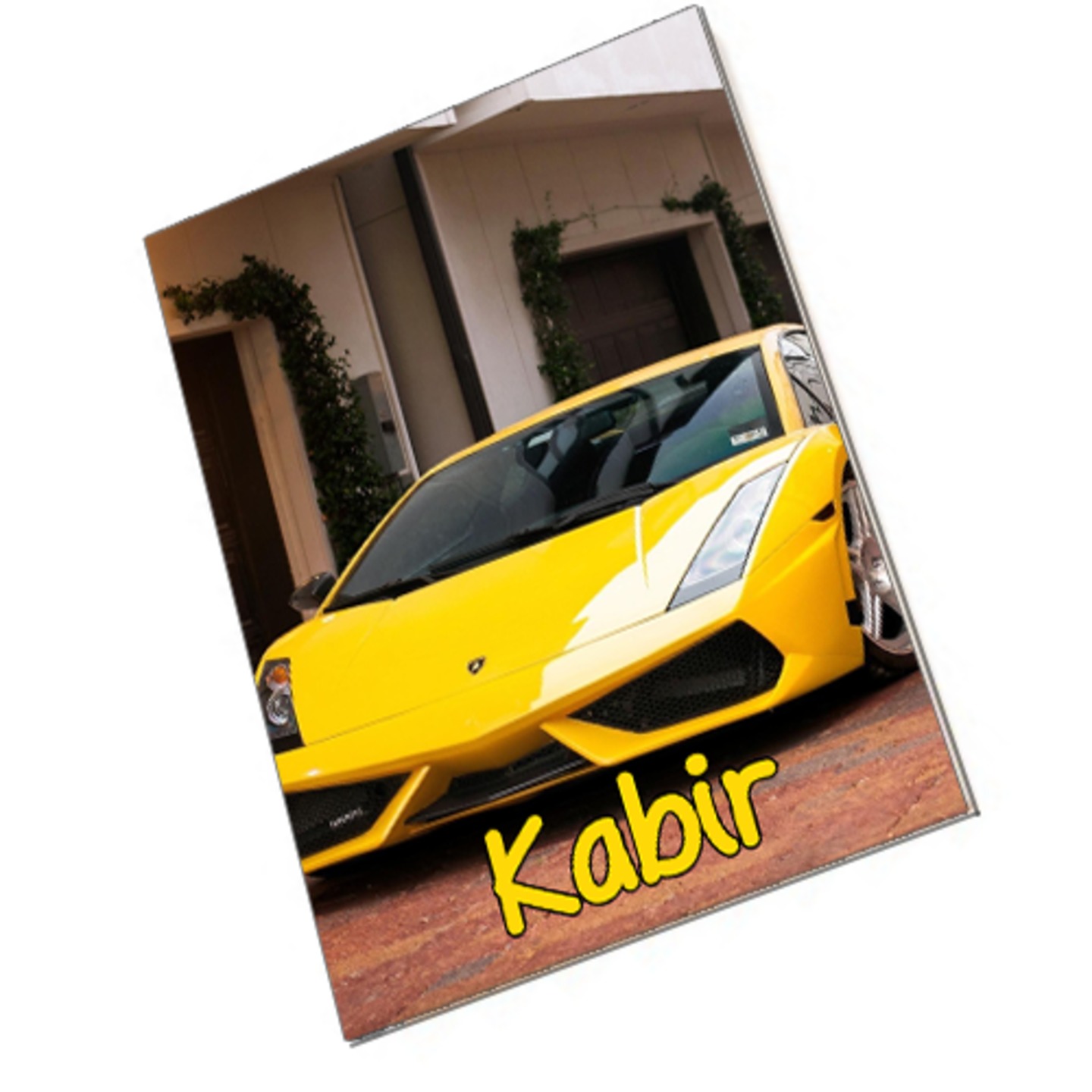 Lamborghini Design Notepad (Size A4)