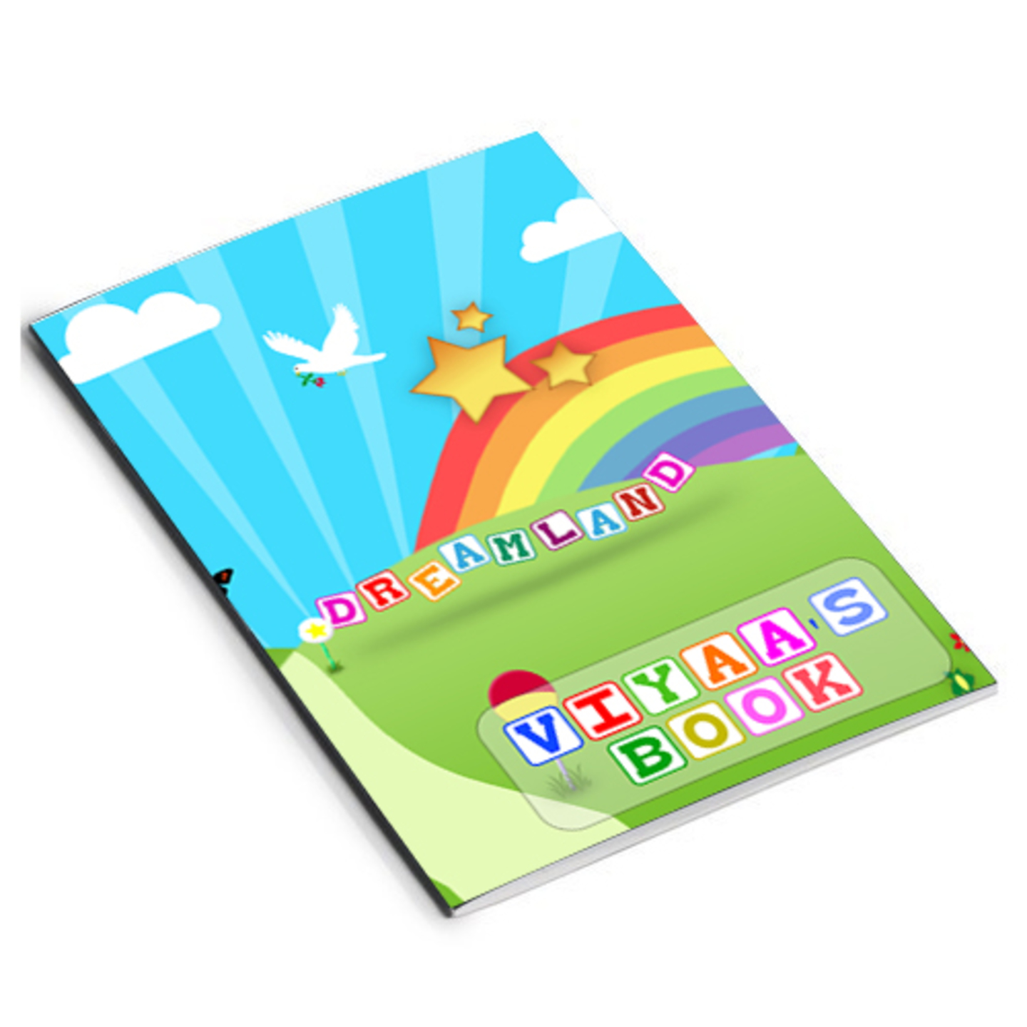 Rainbow Design Poem Book 