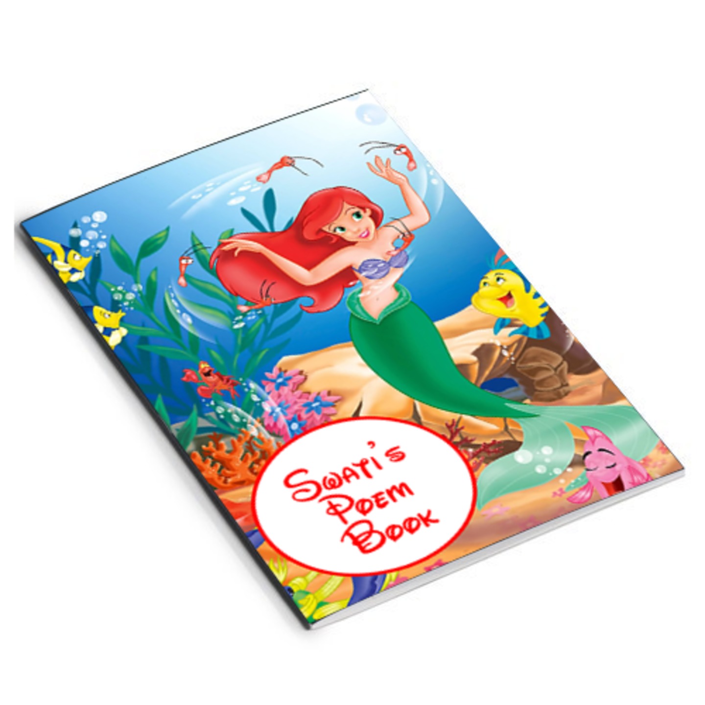 Mermaid Design Poem Book 