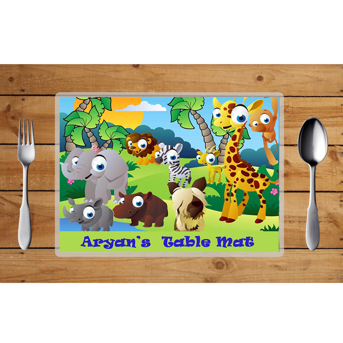 Animals Design Table Mats (Set of 2)