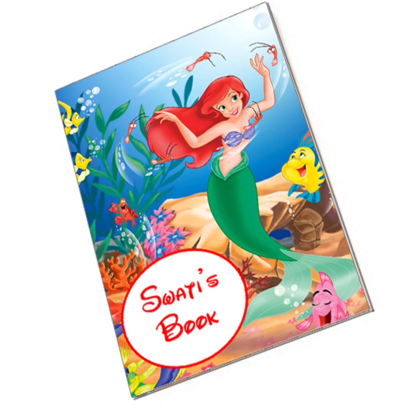 Mermaid Theme Notepad (A4 size)