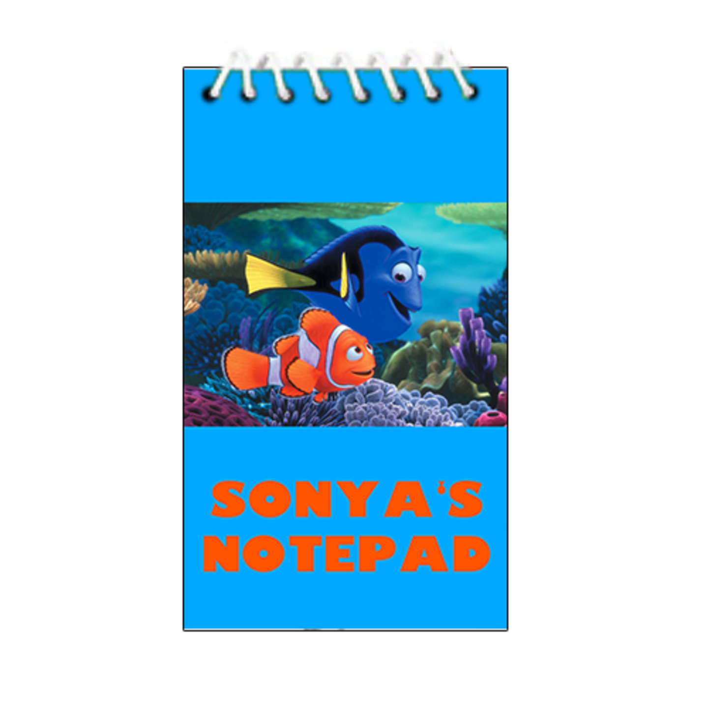 Finding Nemo Design Notepad (A6 size)