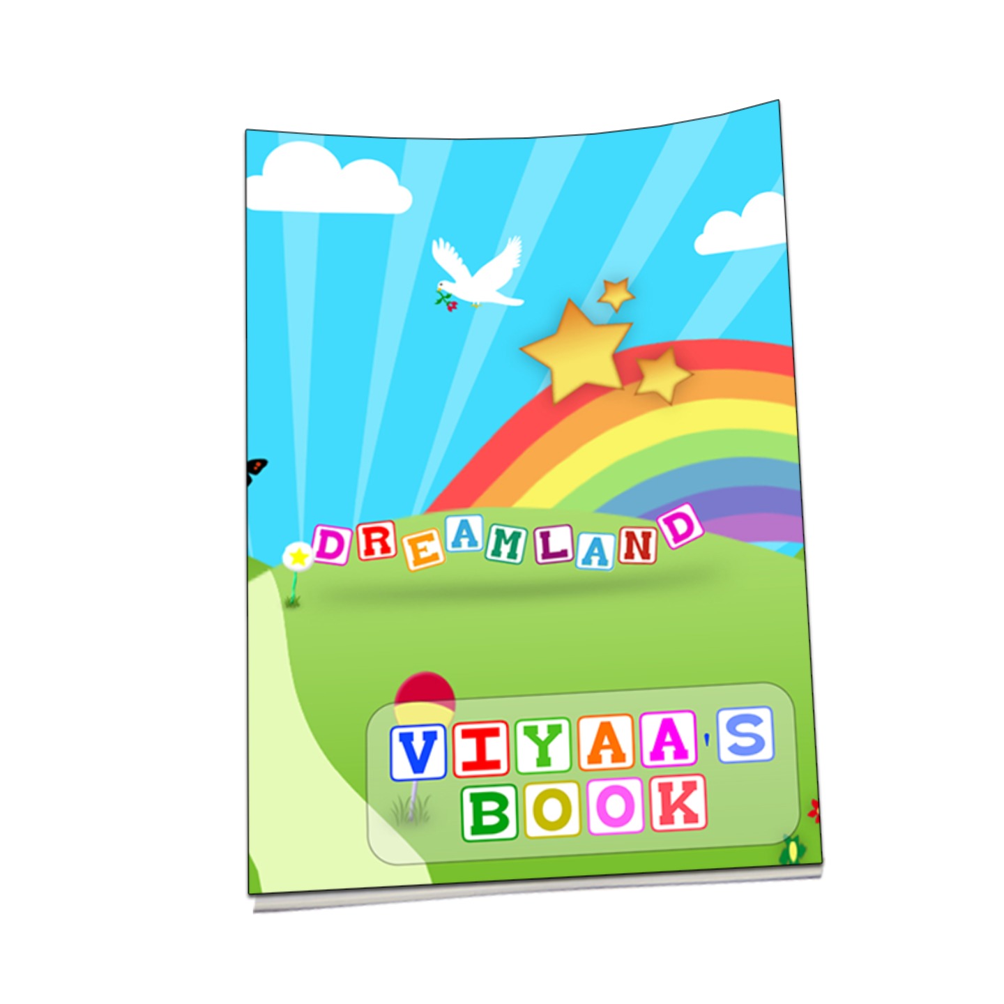 Rainbow theme Color Book for Birthday Give Away (Set of 5)