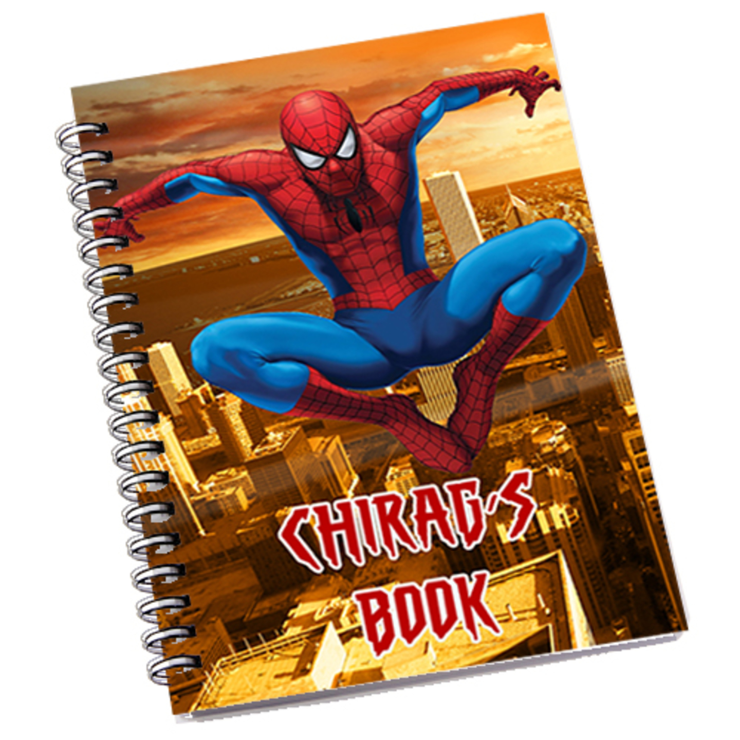 Spider Man Design Notepad (A4 size)