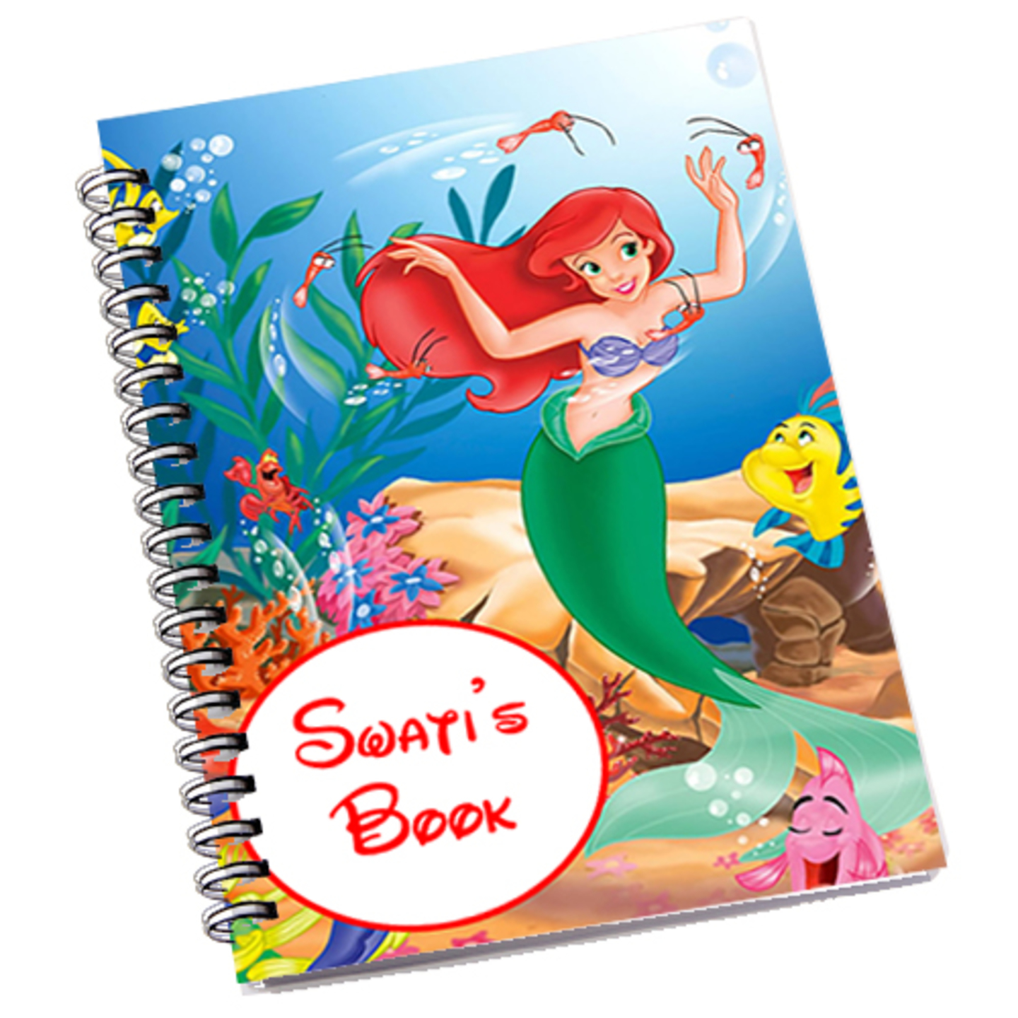 Mermaid Theme Notepad (A4 size)