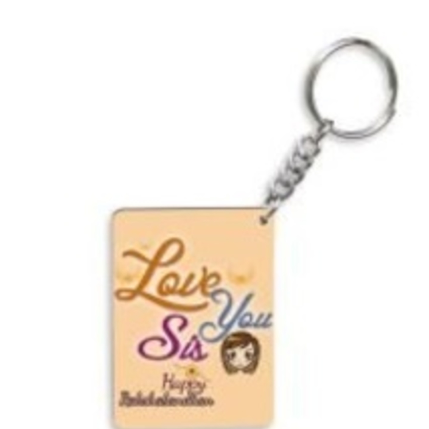 Love You Sister Key Chain