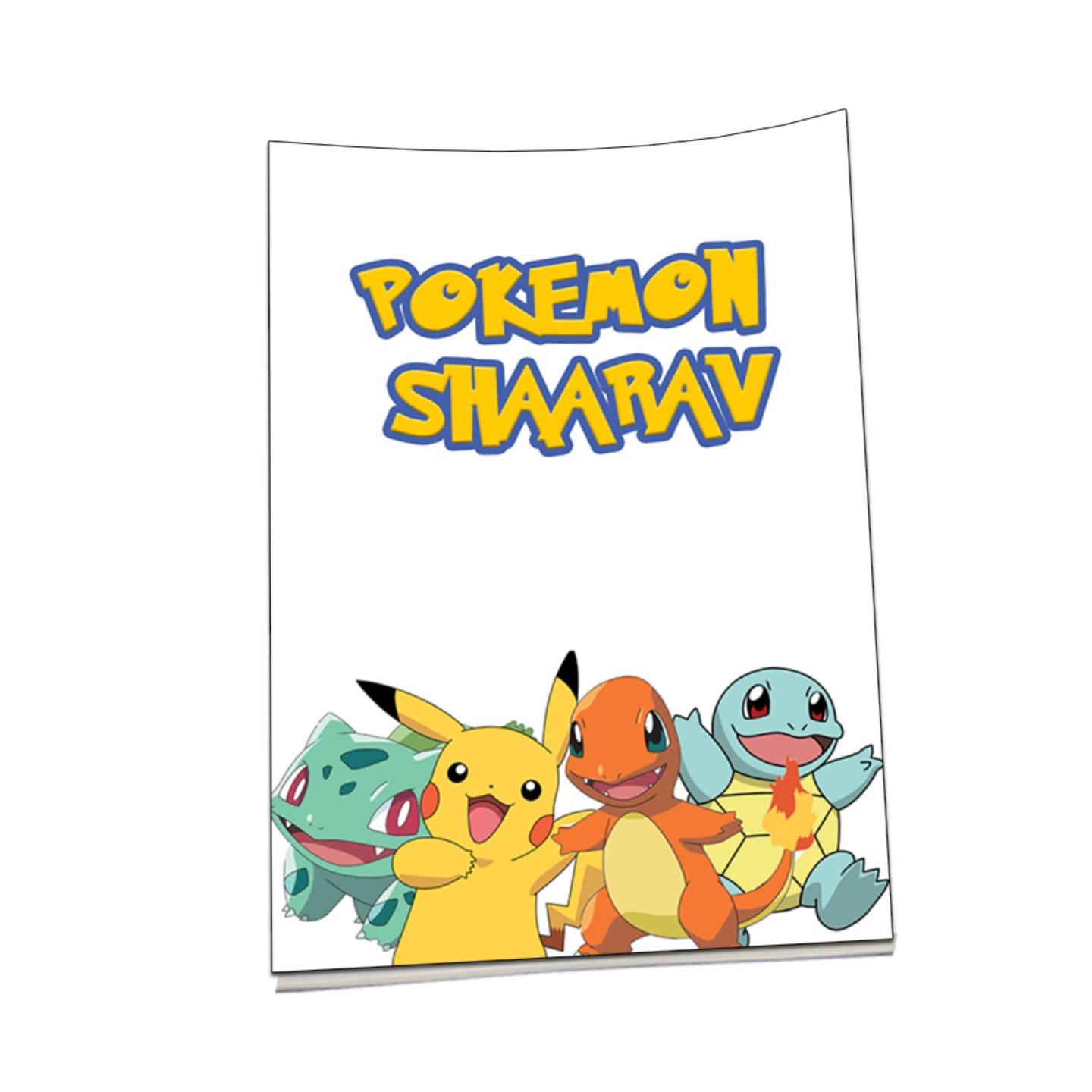 Pokemon Theme Coloring Book for Birthday Give Away (Set of 5)