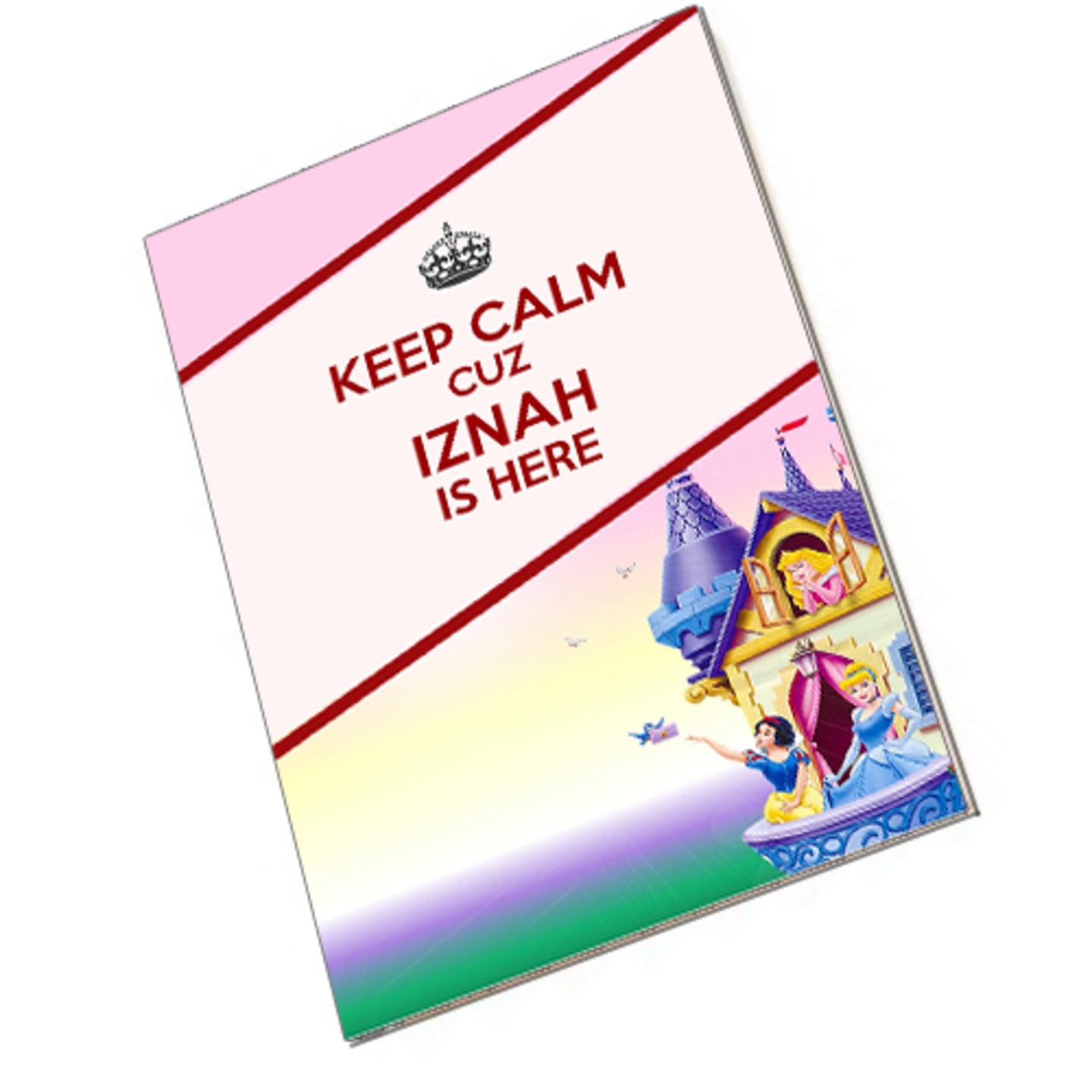 Set of 2 - Keep Calm Girls Notepad (A5 size)