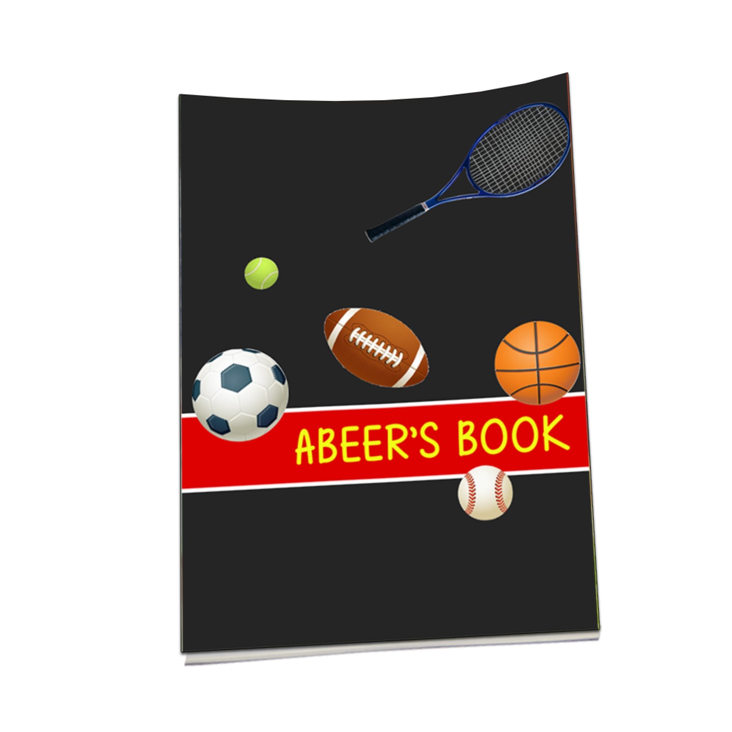 Sports Balls Design Colouring Book (1 Pc)