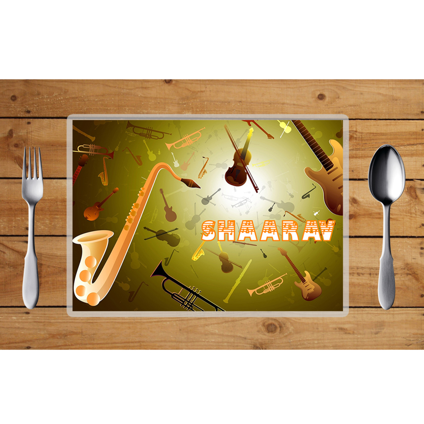 Music Design Table Mat (Set of 2)