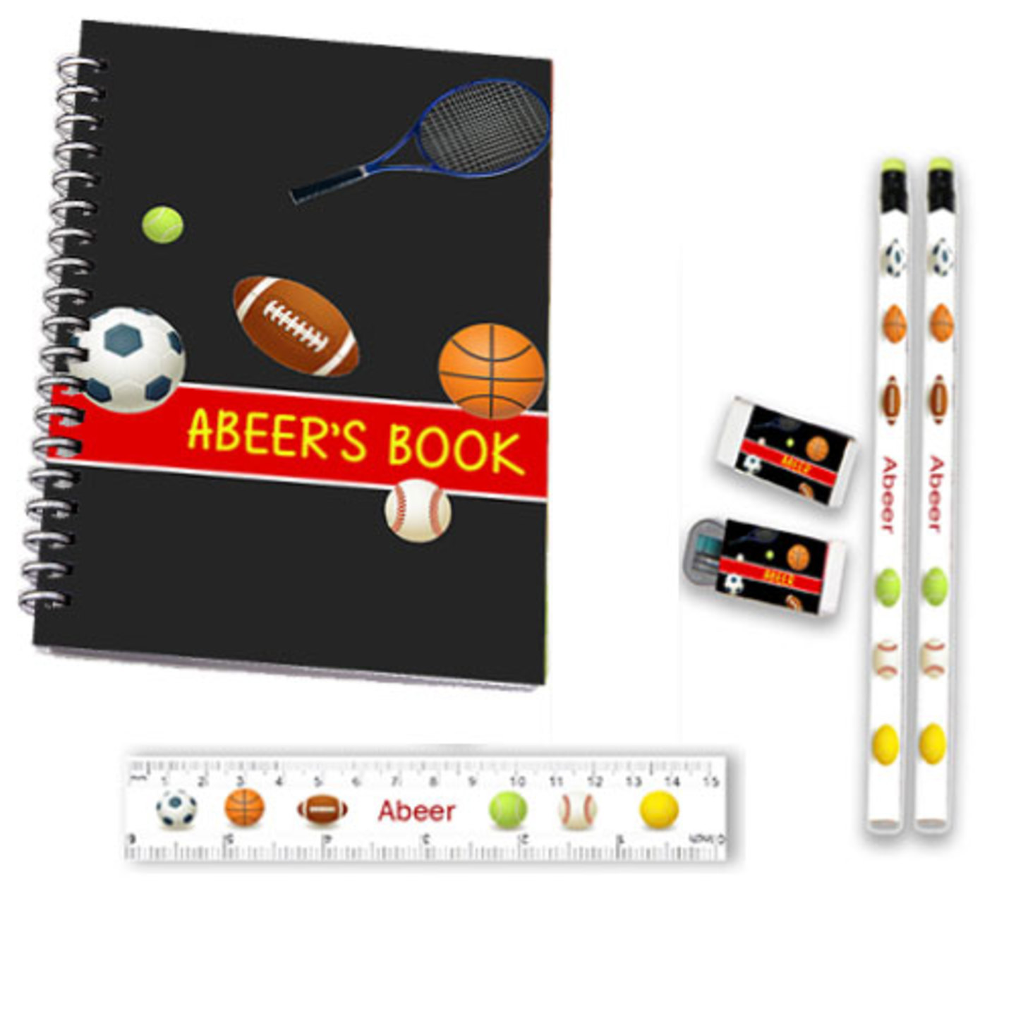 Ball Design Notepad Combo