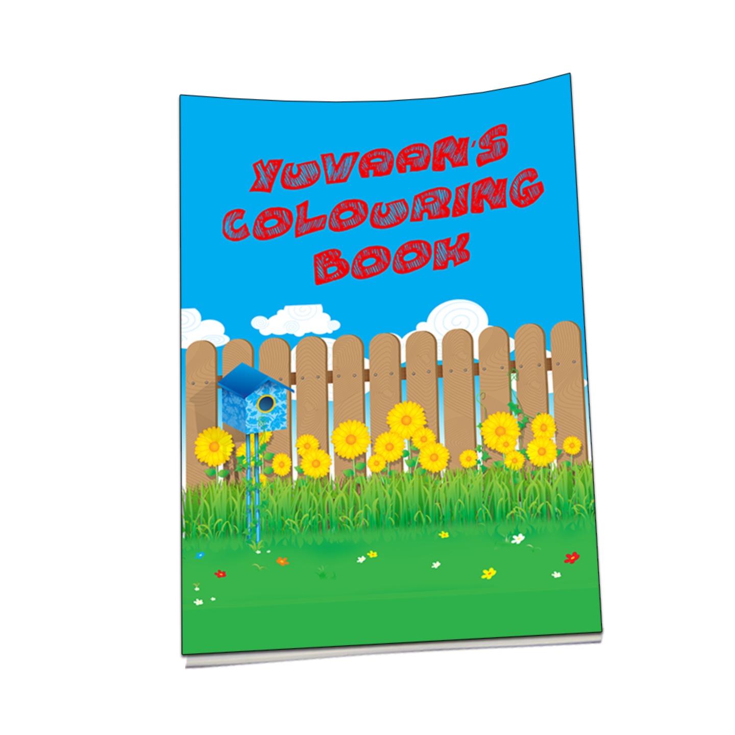 Cute Fence Design Colouring Book