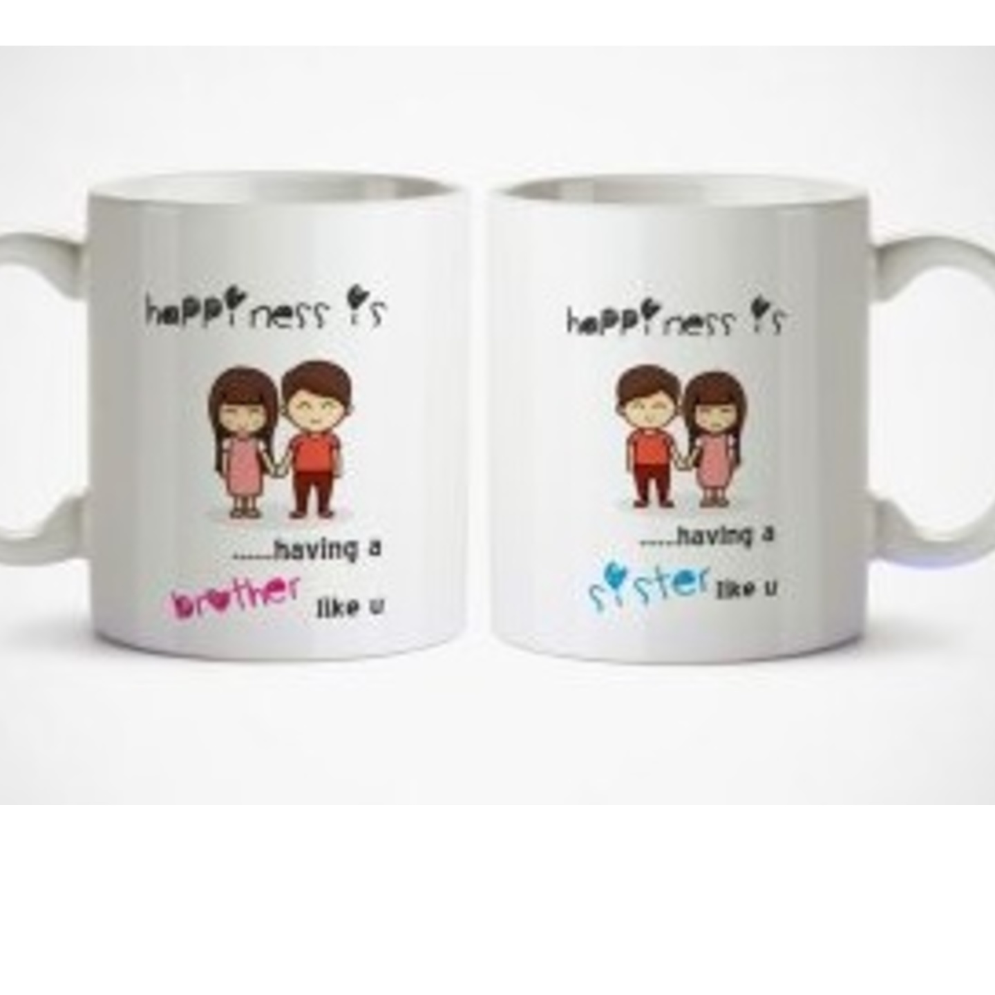 Mug Set for Brother and Sister