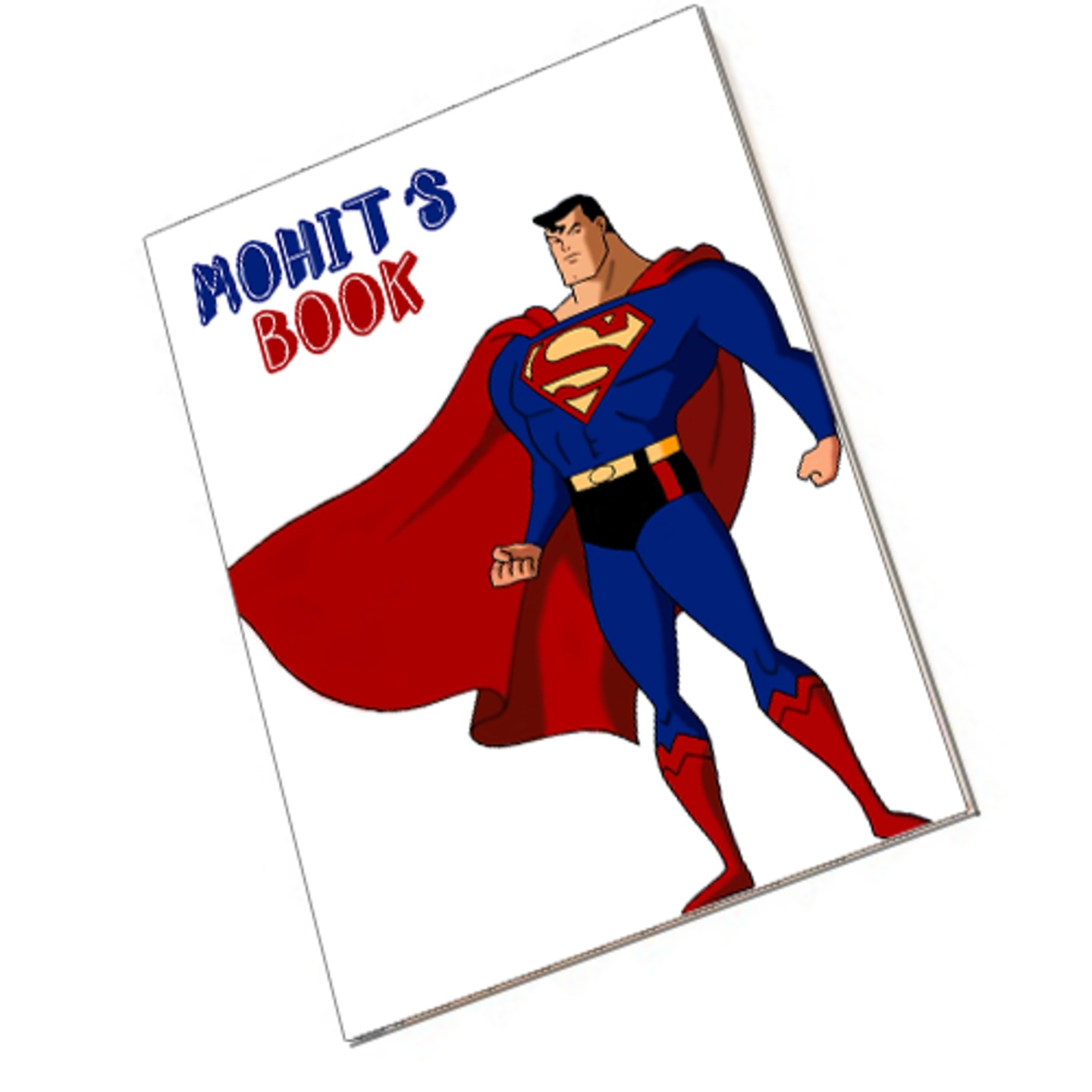 Set of 2 - Superman Center Staple Notepad (A5 size)