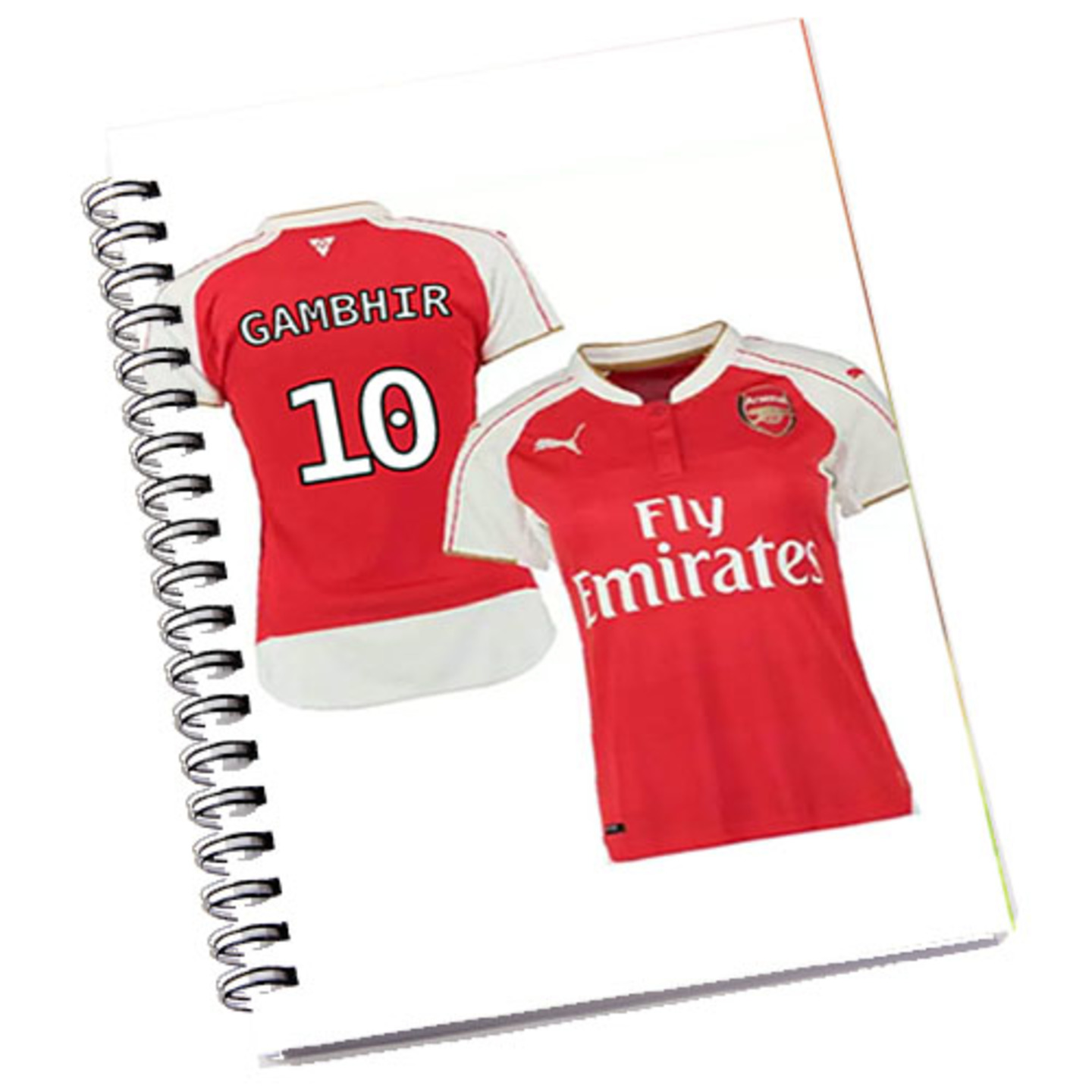 Arsenal Design Notepad (A5 Size)