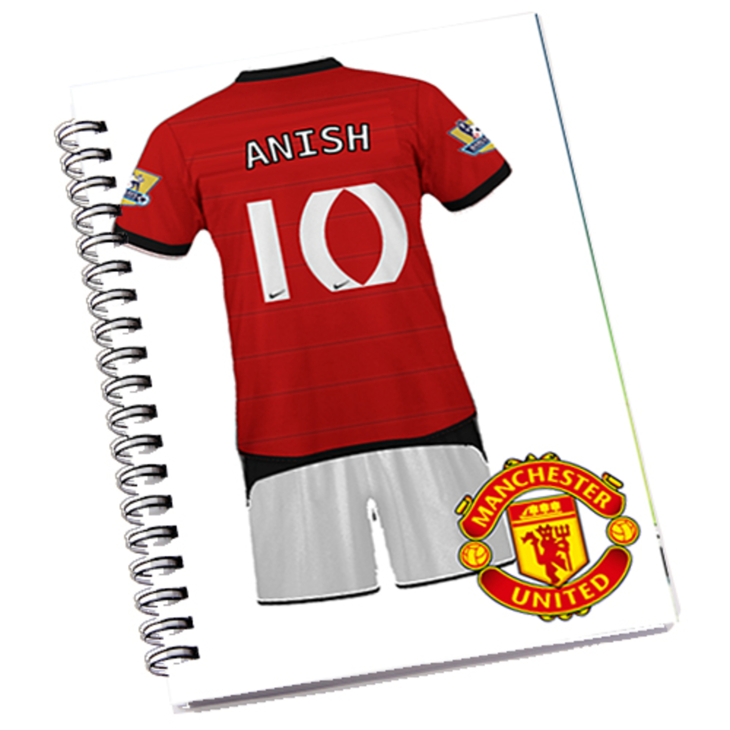 Manchester United Design Notepad (A4 size)