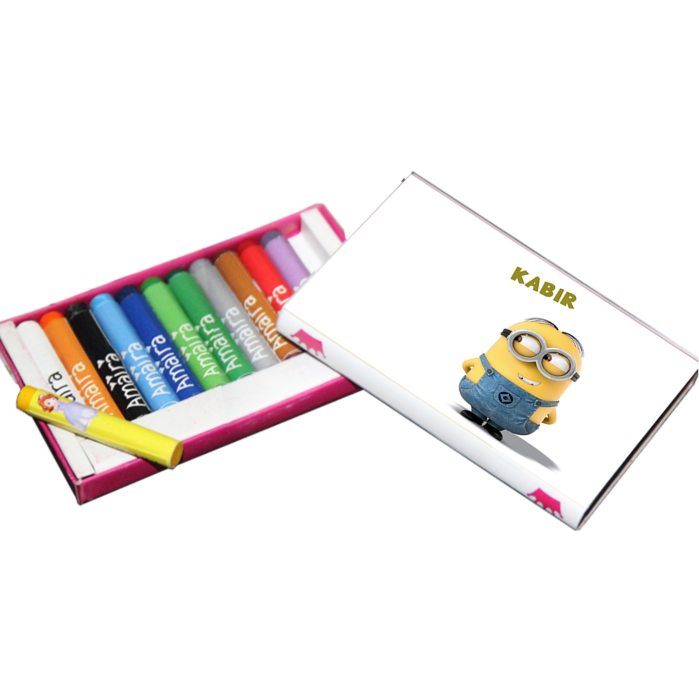 12 Piece Minions Crayon Set