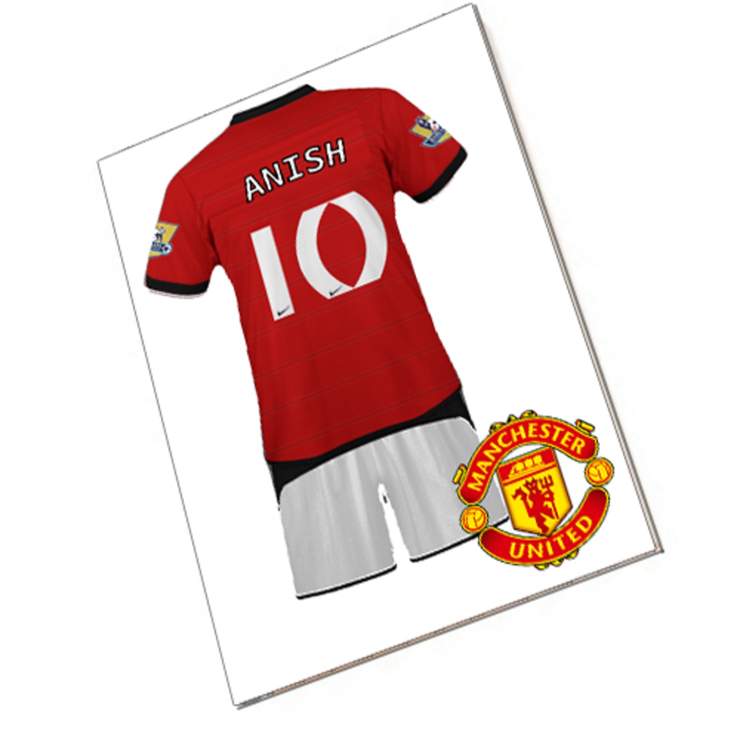 Manchester United Design Notepad (A4 size)