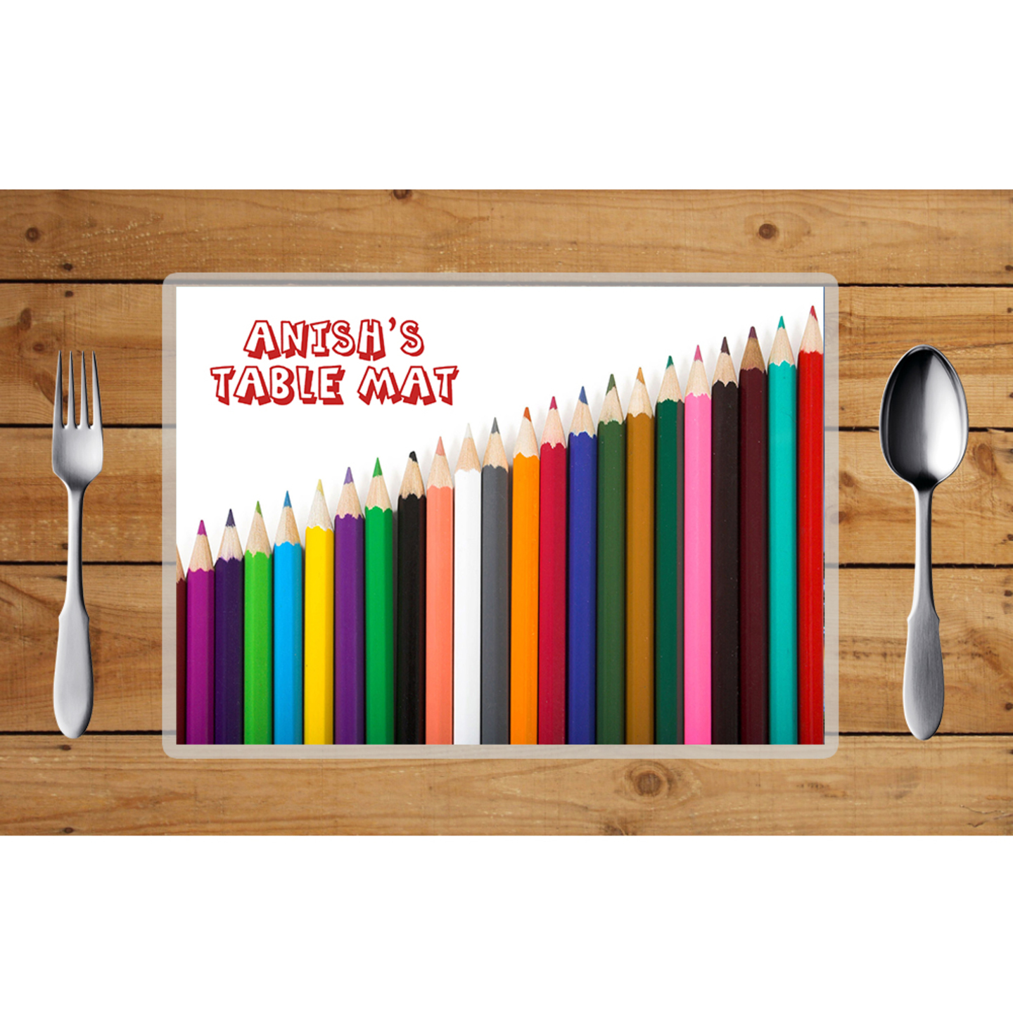 Pencil Design Table Mats (Set of 2)