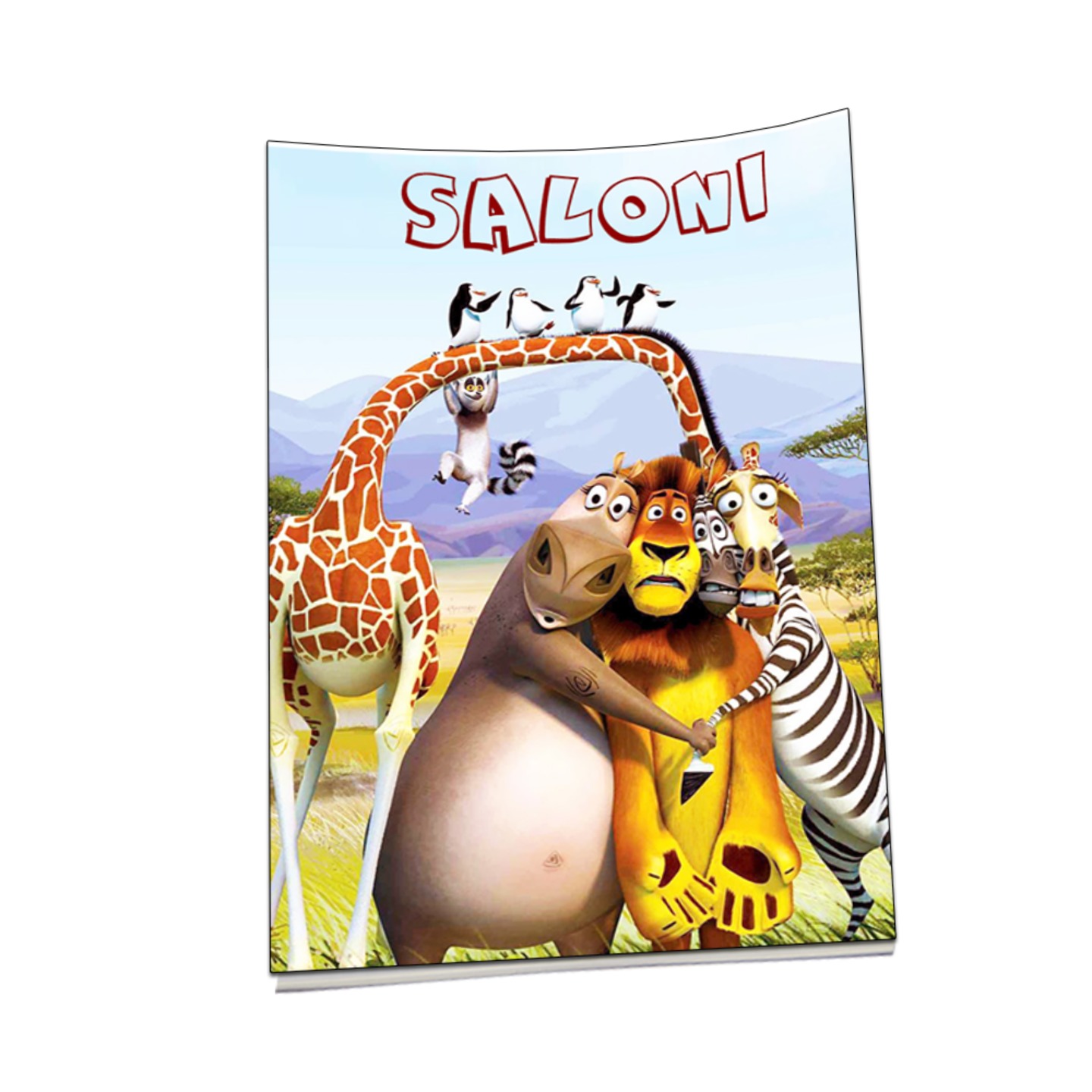 Madagascar Design Colouring Book (1 Pc)