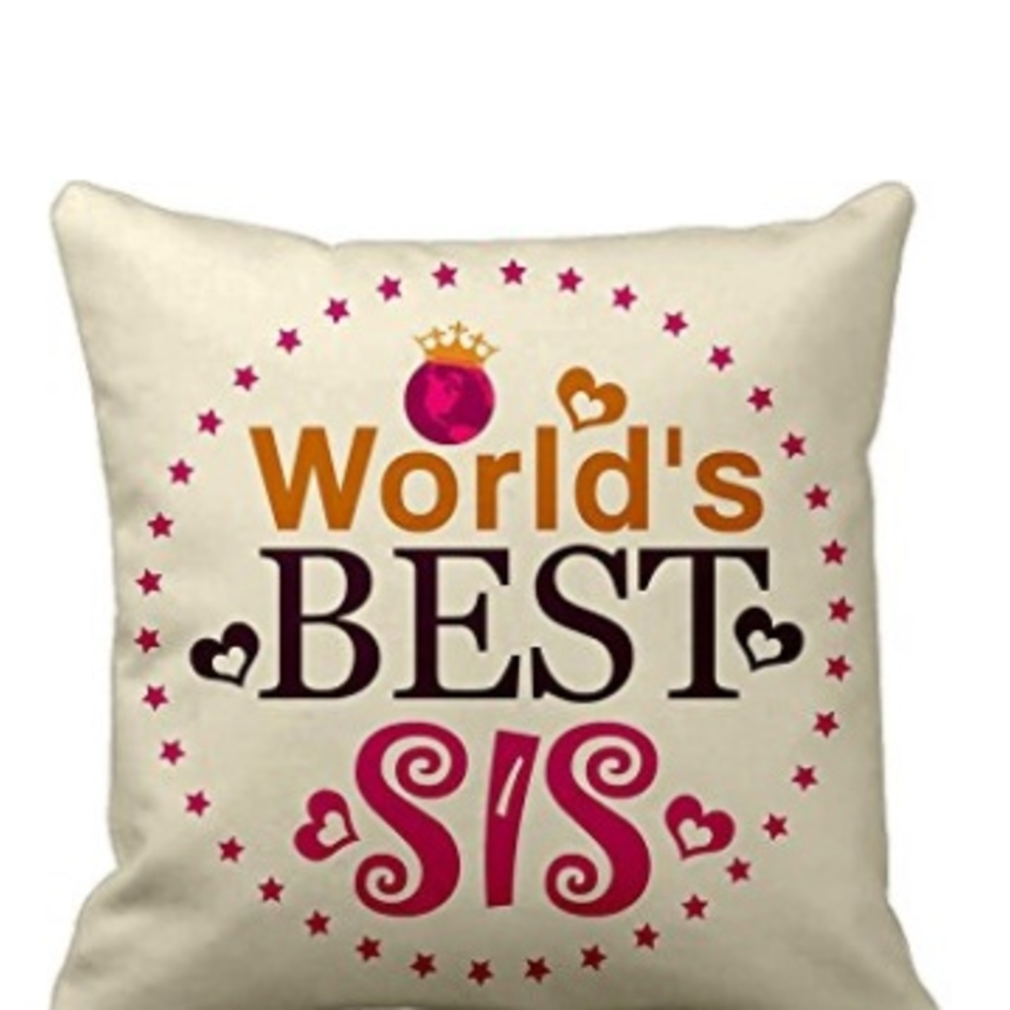 World's Best Sis Cushion