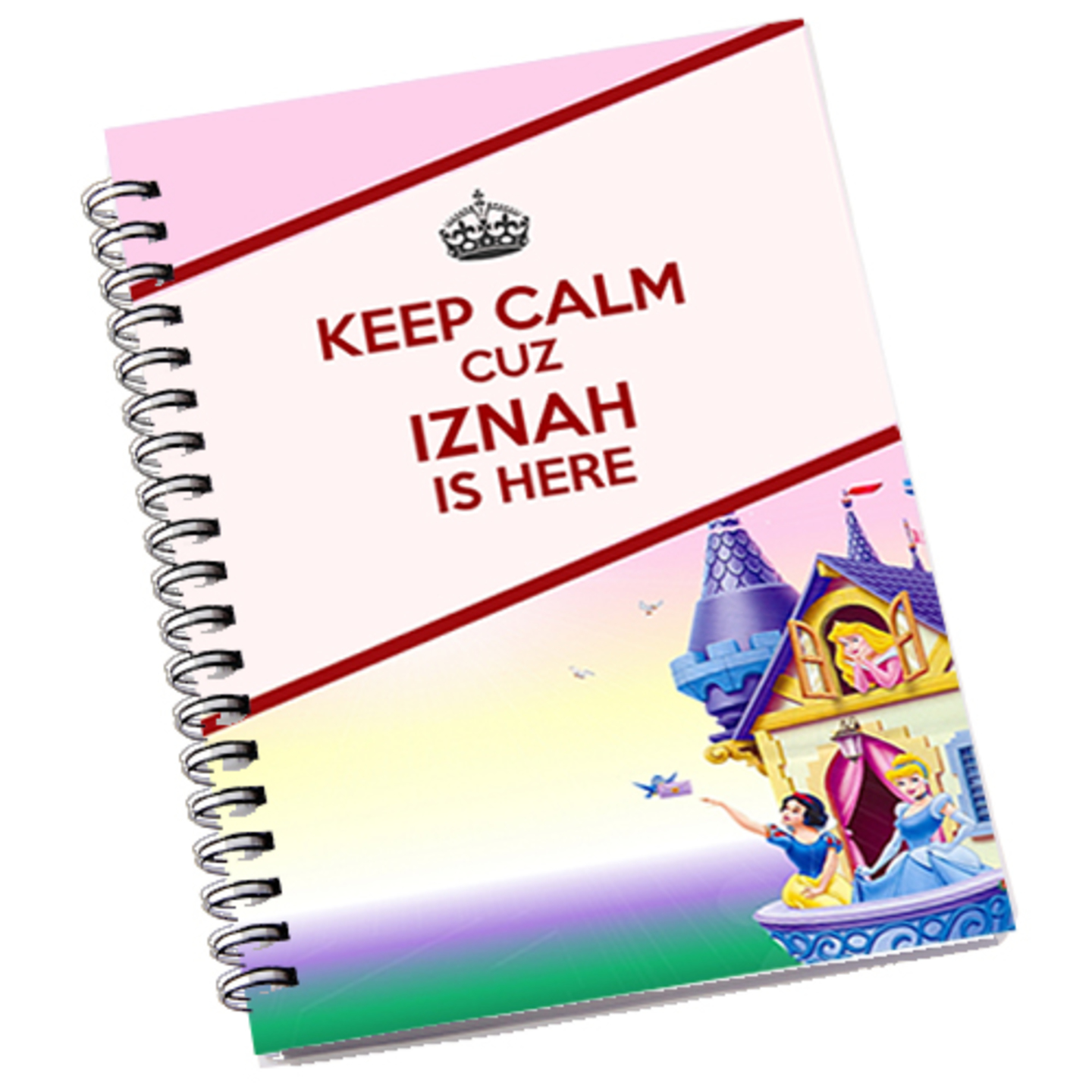 Keep Calm for Girls Design Notepad (A5 size)