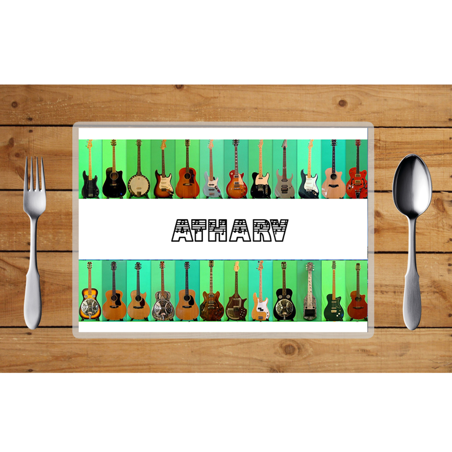 Guitars Design Table Mat