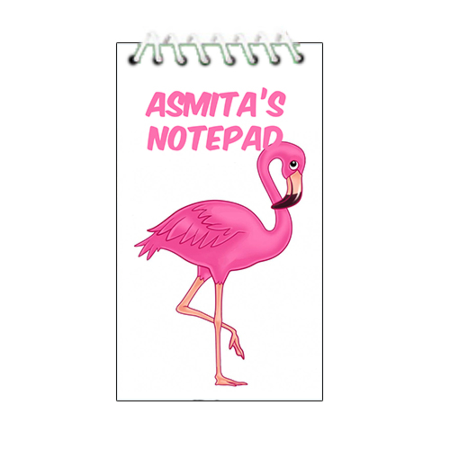 Flamingo Theme Notepad (A6 size)