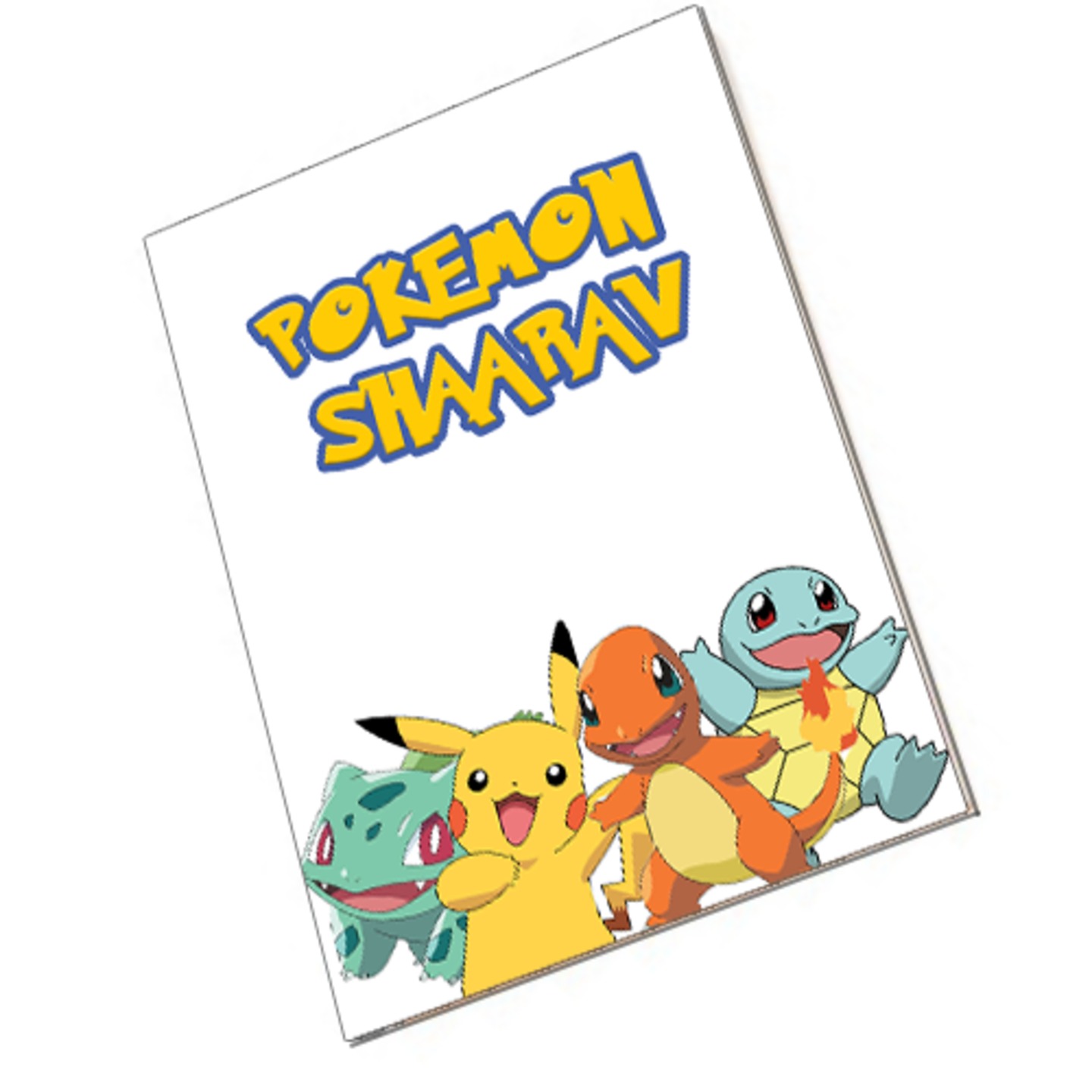 Pokemon Design Center Staple Notepad (A4 size)