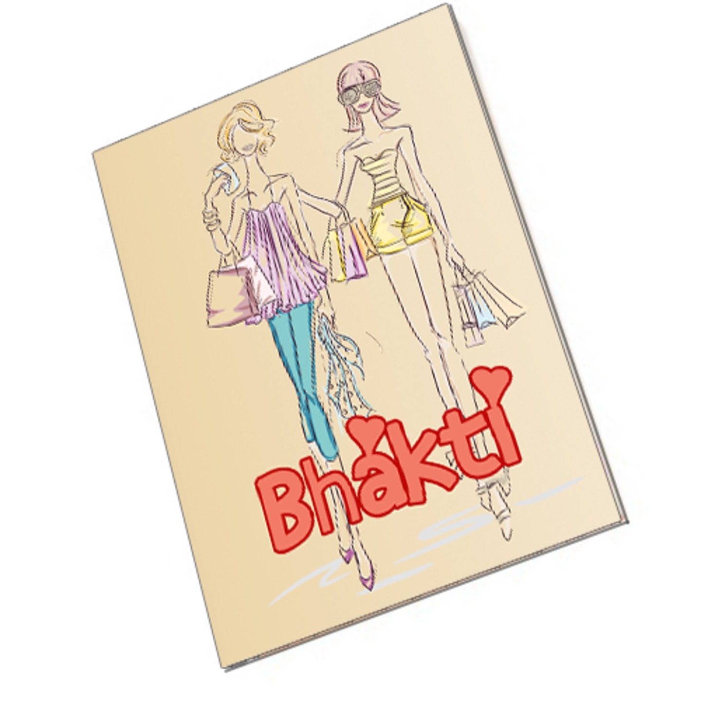 Set of 2 - Fashion Center staple Notepad (A5 size)