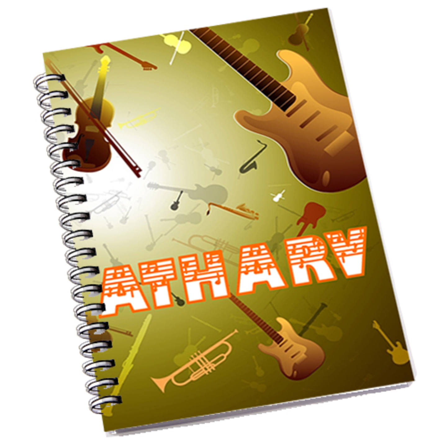 Guitar Design Notepad (A5 Size)